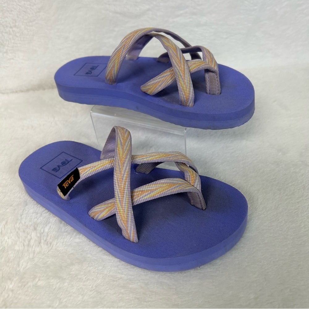 Teva Kids Girls Sandals Size 13 Purple Olowahu Strappy Slip On